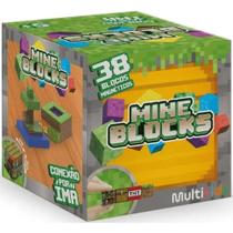 Blocos de Montar Magnéticos Mineblocks 38 Peças para Montagens Criativas Multikids Blocos de Montar Magnéticos Mineblocks 38 Peças para Montagens Criativas Multikids