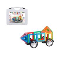 Blocos de Montar Magnéticos Vazados Magforma 20 Pçs c/ Rodas Blocos de Montar Magnéticos Vazados Magforma 20 Pçs c/ Rodas