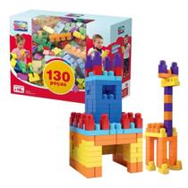 Blocos De Montar Mais Blocos III Blocolandia 130 Peças Grandes Dismat MK382