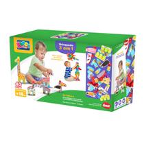 Blocos De Montar Mais Blocos X Dismat Brinquedo Criativo Infantil