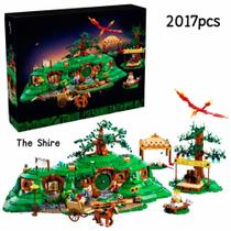 Blocos de Montar - Marca Mega - O Condado The Shire O Senhor Dos Anéis 2017 Peças + 8 figures