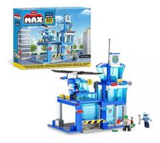 Blocos De Montar Max City Delegacia 321 Peças
