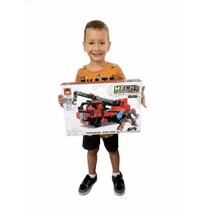 Blocos De Montar Mecânicos Robô, Carro E Escavadeira Estilo LEGO Com +460 Peças -