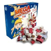 Blocos De Montar Mega Construções 76 Peças - Pais & Filhos