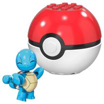 Blocos de Montar MEGA Pokémon - Squirtle + Poké Bola Mattel