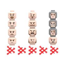 Blocos De Montar Militares Com Figuras De Soldados E Cabeças De Zumbi, Mini Blocos MOC, Brinquedos E Blocos De Montar Militares Com Figuras De Soldados E Cabeças De Zumbi, Mini Blocos MOC, Brinquedos E
