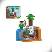 Blocos de Montar Mineblocz Mine Minerador Craft 75 Peças Blocz Blocos de Montar Mineblocz Mine Minerador Craft 75 Peças Blocz