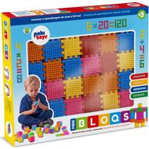 Blocos de Montar Mini Bloqs 120pcs p/ Montar Figuras 3D Criativas