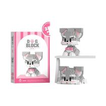 Blocos De Montar Mini Cachorrinho Fofo, Brinquedo Educacional De Micro-Partículas Para Crianças,