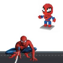 Blocos de Montar Miniatura Homem Aranha Super-herói Marvel