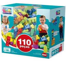 Blocos De Montar Mk381 Mais Blocos Il 110pçs - Dismat