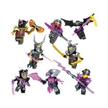 Blocos De Montar Modelo Desenho Animado 8 Peças Lloyd Kai Jay Zane Cole Nya Sensei Mini Compatível
