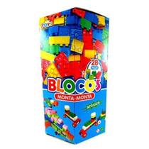 Blocos de montar monta monta com 28 peças na caixa - MINI TOYS Blocos de montar monta monta com 28 peças na caixa - MINI TOYS