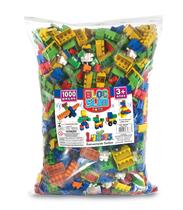 Blocos De Montar Monte Fácil Brinquedo Infantil 1000 Peças