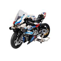 Blocos de Montar Moto BMW de Corrida - 1520 Peças, Modelo de Velocidade, Brinquedo para Crianças
