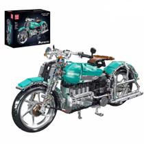 Blocos de montar motocicleta MOULD KING Custom mod 23004 com 1971 peças