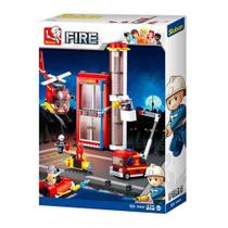 Blocos de Montar Multikids Torre de Bombeiro 425 Peças