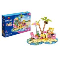 Blocos de Montar Mundo Encantado - Praia e Jet Ski 203 Peças Xalingo