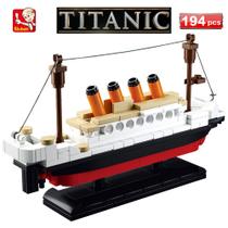 Blocos de Montar Navio Titanic 194 Peças - Sluban