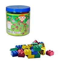 Blocos de Montar no Pote com 50 Peças