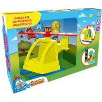 Blocos de Montar O Resgate do Pintinho Amarelinho Galinha Pintadinha com Helicóptero Blocos de Montar O Resgate do Pintinho Amarelinho Galinha Pintadinha com Helicóptero