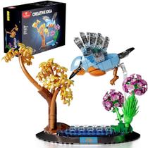 Blocos De Montar Ornamento de Pássaro Tordo 609 Peças Castela