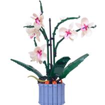 Blocos de Montar Orquídea C/ Vaso - Castela