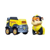Blocos De Montar Para Crianças Da Patrulha Canina, Carro De Perseguição Skye Marshall Rubble,