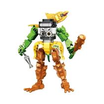 Blocos De Montar Para Crianças MOC Brainrot Bricks Tung Tung Sahur Italy Tralalero Tralala Brinquedo