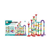 Blocos De Montar Para Crianças, Pista De Corrida Em 3D, Brinquedo De Labirinto Com Bolas, Conjunto