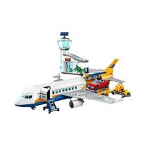 Blocos De Montar Para Crianças Série Cidade Terminal De Carga Aeronave Avião De Passageiros Blocos De Montar Para Crianças Série Cidade Terminal De Carga Aeronave Avião De Passageiros