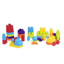 Blocos de Montar Pedagócio Tateti Calesita Super Blocks - 68 Peças - Colorido