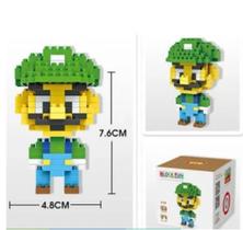 Blocos De Montar Personagem Luigi 160 pçs