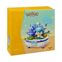 Blocos De Montar Pikachu Psyduck Pokémon, Modelo De Cena De Desenho Animado, Brinquedos Para