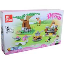 Blocos de Montar Piquenique 85 Pecas Cidade Dream Town - Jie Star 20317