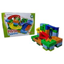 Blocos de Montar Pista Infantil Bolinhas de Gude 98 Peças - Ark Toys