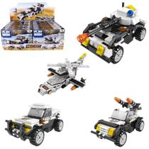 Blocos de montar play box military batalha terrestre 2 em 1 sortidos na caixa tleg wellkids - Blocos de montar play box military batalha terrestre 2 em 1 sortidos na caixa tleg wellkids -