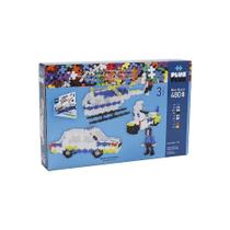 Blocos De Montar Plus Plus Mini Basic 3In1 Police 480 Peças Blocos De Montar Plus Plus Mini Basic 3In1 Police 480 Peças