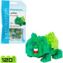 Blocos de Montar Pokémon Bulbasaur Nanoblock 120 Peças Mattel