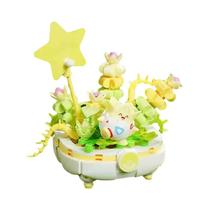 Blocos De Montar Pokémon Pikachu Togepi Sylveon Sprigatito, Brinquedo De Flores Em Vaso, Presente