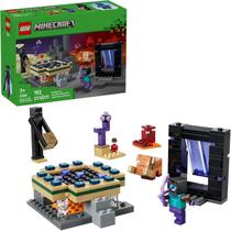 Blocos de Montar - Portal Do End E Nether - Minecraft M BRINQ Blocos de Montar - Portal Do End E Nether - Minecraft M BRINQ