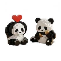Blocos de Montar QMEAKMONY Mini Conjunto Panda 389 Peças Blocos de Montar QMEAKMONY Mini Conjunto Panda 389 Peças