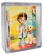 Blocos de montar quebra cabeça magnético mega cubos 6 peças Blocos de montar quebra cabeça magnético mega cubos 6 peças