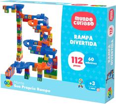 Blocos de montar rampa divertida 112 pcs - ggb Blocos de montar rampa divertida 112 pcs - ggb