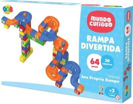 Blocos de montar rampa divertida 64 pçs GGB