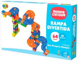 Blocos de montar rampa divertida 64 pcs - ggb