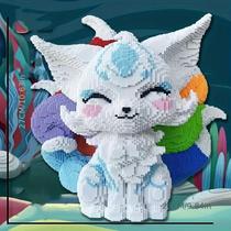 Blocos de Montar Raposa 3D Coloridos - 5500 Peças, Brinquedo Criativo e Decorativo Blocos de Montar Raposa 3D Coloridos - 5500 Peças, Brinquedo Criativo e Decorativo