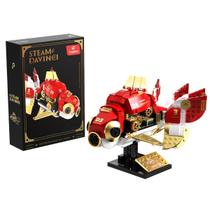 Blocos De Montar Red Flame Peixe Dourado Steampunk 334 Peças - Castela Blocos De Montar Red Flame Peixe Dourado Steampunk 334 Peças - Castela