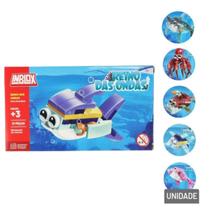Blocos de Montar Reino das Ondas Animais Mar Brinquedo Blocos de Montar Reino das Ondas Animais Mar Brinquedo