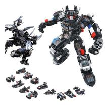 Blocos De Montar Robô Transformers 600 Peças 25 Em 1 Cubic
